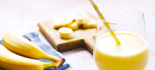 Bananenmilch zum Frühstück - immer eine leckere Idee