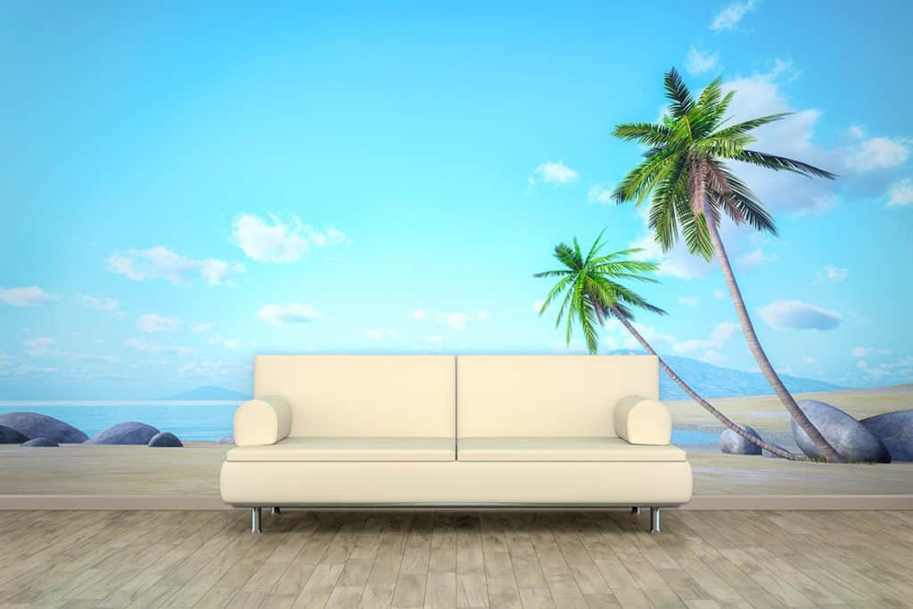 Urlaubsflair in Ihrem Zuhause dank einer Meeres-Fototapete
