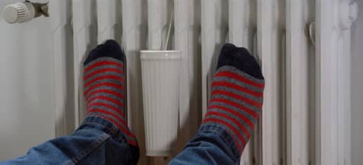 Sind kalte Füße die Ursache für eine Erkältung?