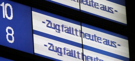 EVG legt Bahnverkehr lahm - Fernzüge sollen ab 13 Uhr fahren