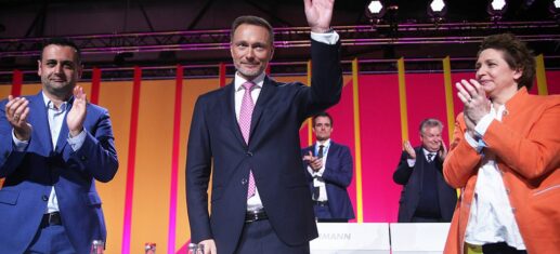 Lindner mit 88 Prozent als FDP-Chef wiedergewählt