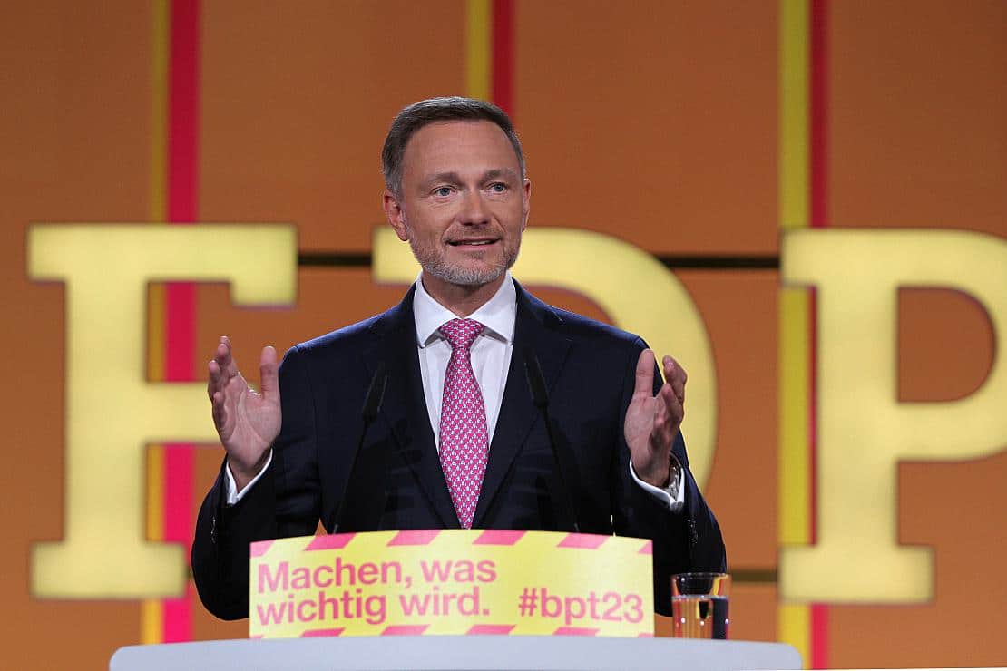 Lindner schwört FDP auf liberale Werte ein