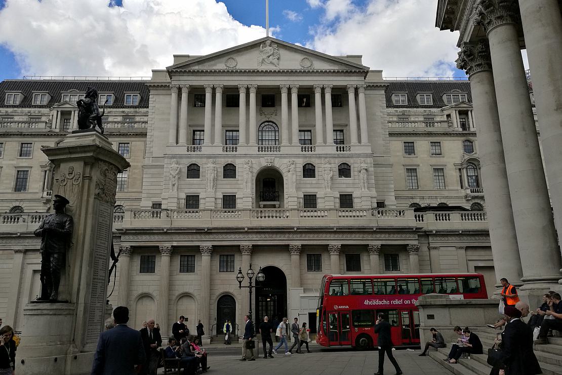 Auch Bank of England erhöht Leitzins weiter