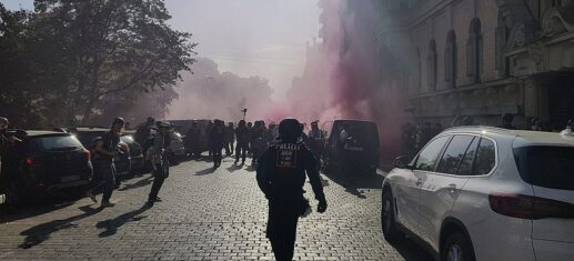Erlaubte Leipziger Demo endet auch mit Gewaltausbruch
