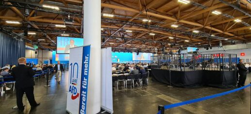 AfD setzt Europawahlversammlung in Magdeburg fort