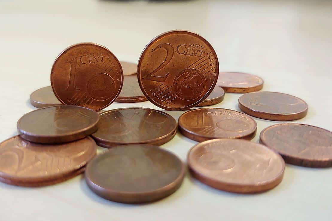 Union für Abschaffung von 1- und 2-Cent-Münzen