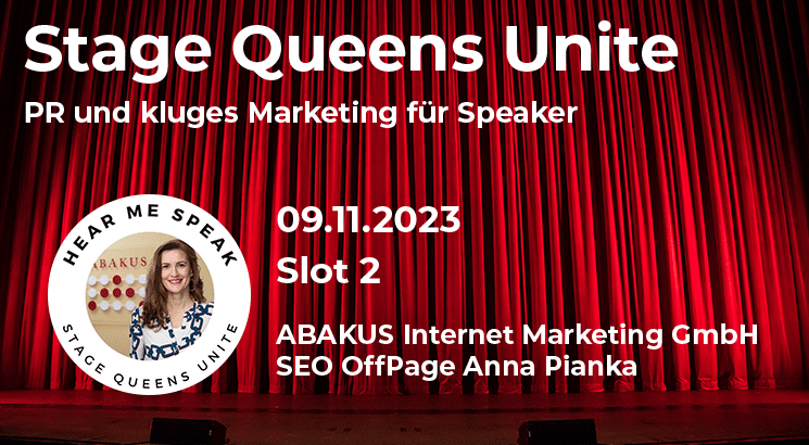 Dreitägiges Online-Event Stage Queens Unite vom 7. bis 9. November 2023