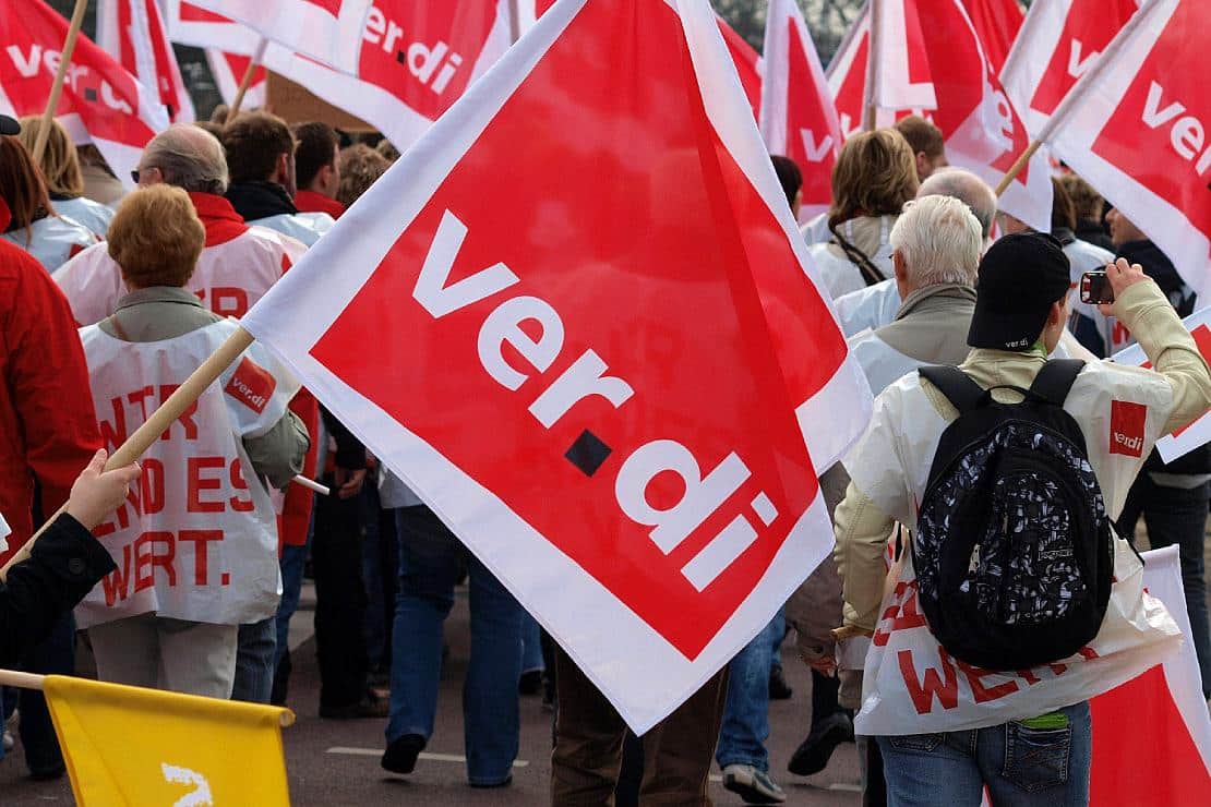 Verdi kündigt "Stadtstaaten-Streiktag" für Mittwoch an