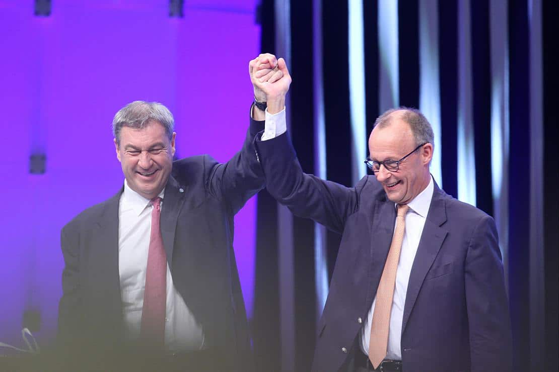 Söder bezeichnet Merz als "Favorit" für Unions-Kanzlerkandidatur