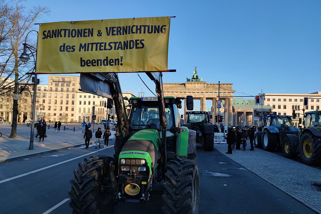 Bauern setzen Protestwoche fort – weniger Aktionen geplant