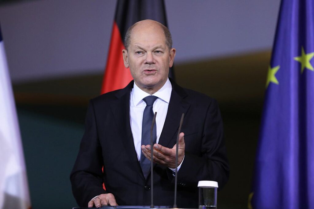 Scholz will in USA für "Verstetigung" der Ukraine-Hilfen werben