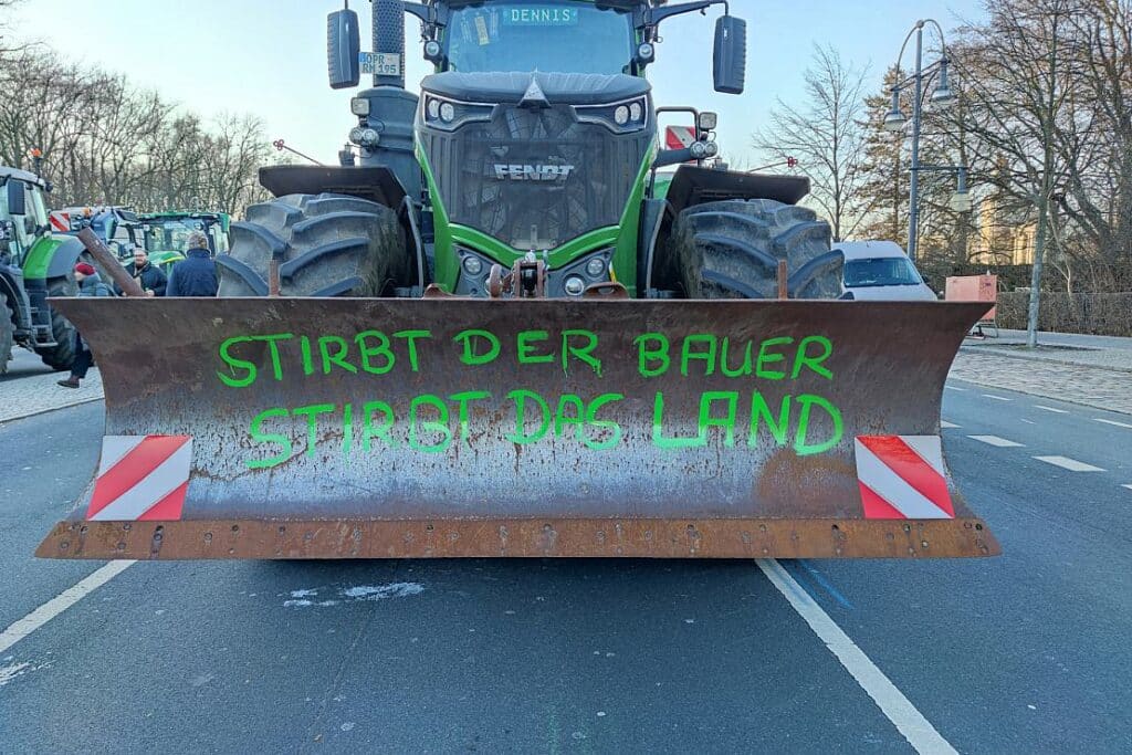Ministerien: Mehr Unfälle und Straftaten durch Bauernproteste