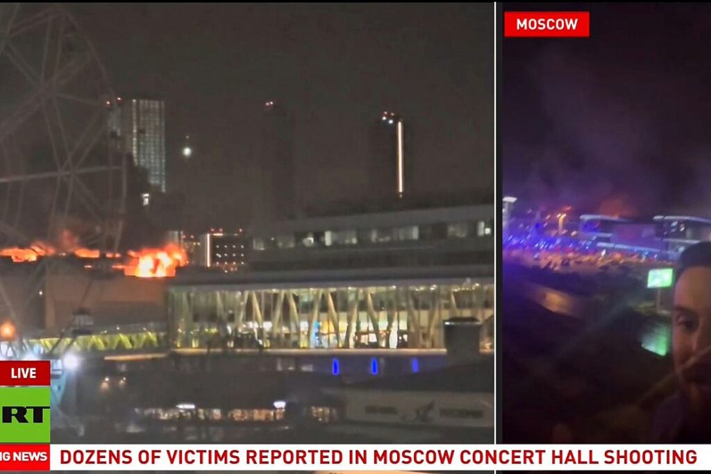 Womöglich dutzende Tote bei Terroranschlag in Moskau