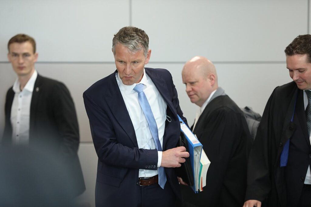 Prozess gegen Höcke in Halle nach vielen Unterbrechungen vertagt