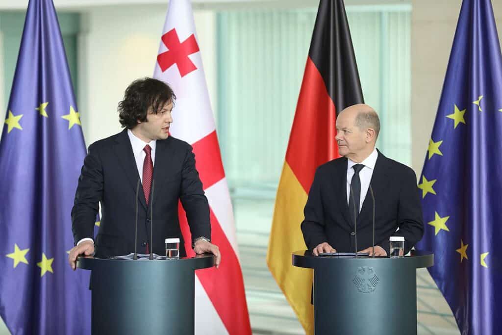 Scholz erneuert Kritik an Agenten-Gesetz in Georgien