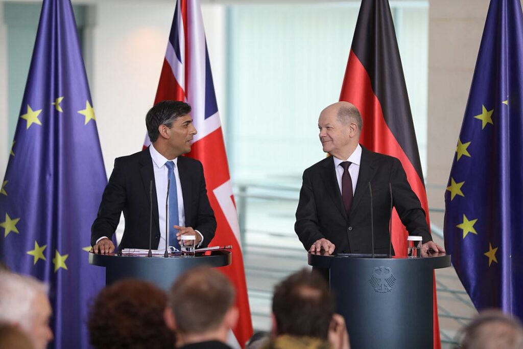 Scholz will bei Migration eng mit Sunak zusammenarbeiten