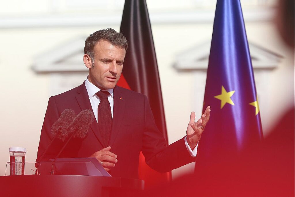 Macron will Verteidigungsbefugnisse der Ukraine erweitern