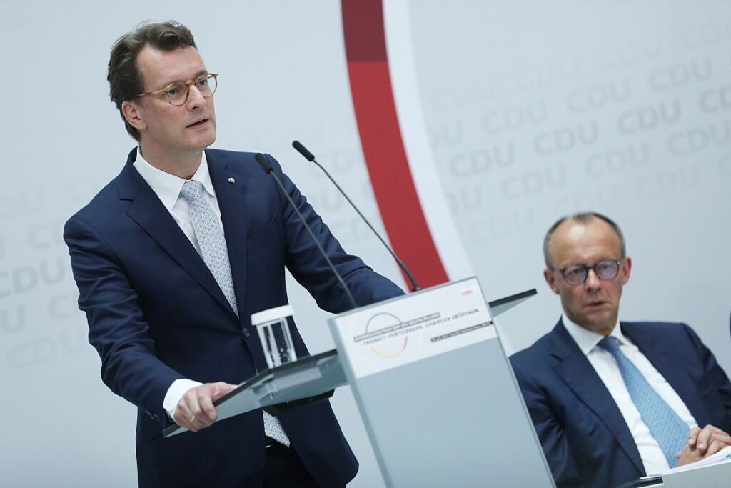 Wüst will K-Frage der Union erst nach Ost-Wahlen klären