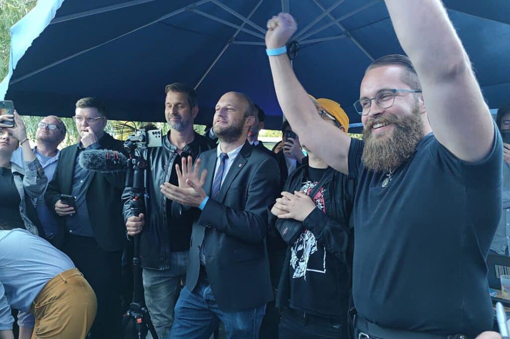 AfD sieht sich als Sieger in Brandenburg
