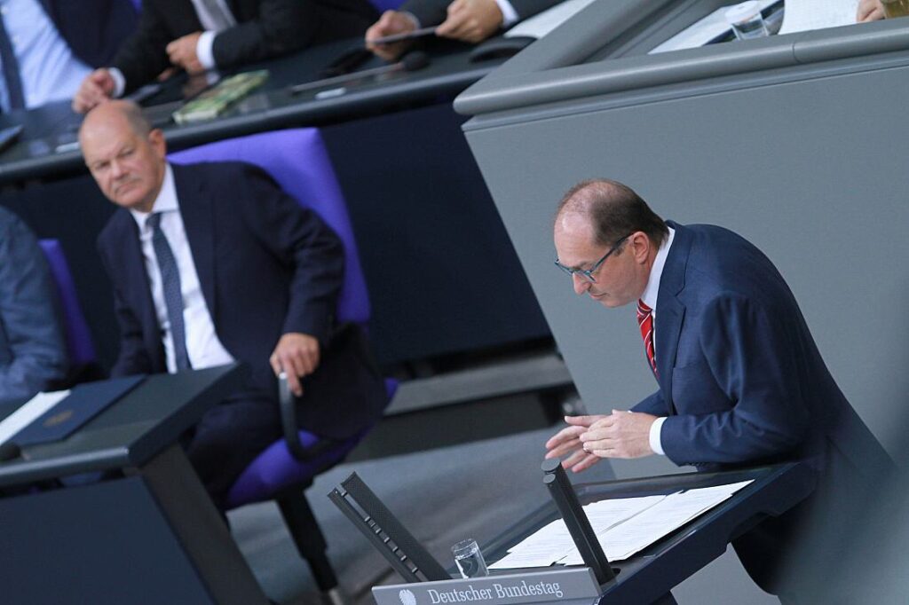Merz überlässt Dobrindt Eröffnung der Generaldebatte im Bundestag