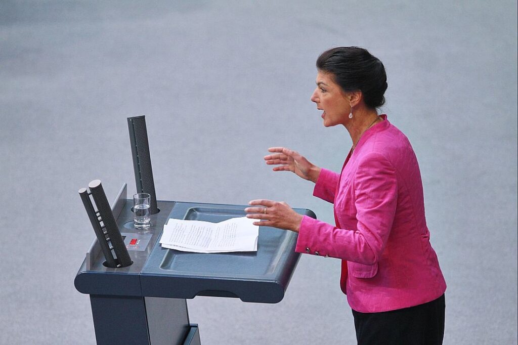 Regierungsbildung: Wagenknecht pocht auf außenpolitische Forderungen
