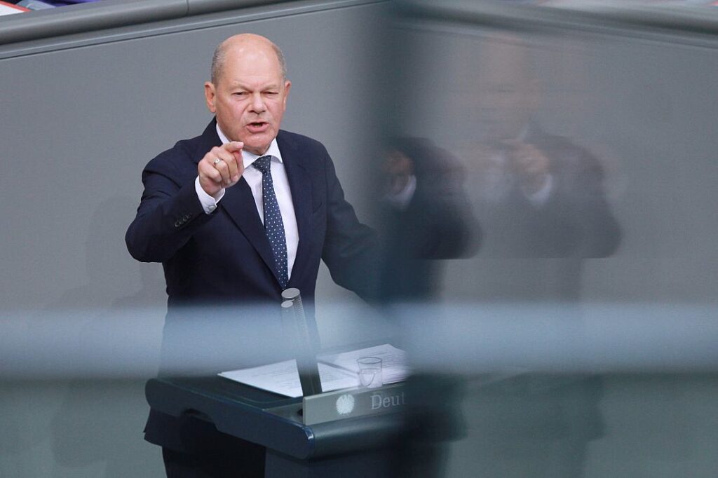 Scholz attackiert in Generaldebatte Merz und Union