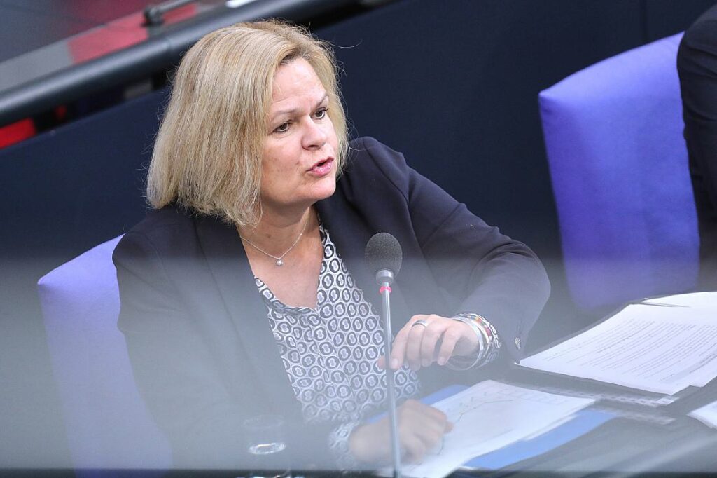 Faeser nennt Sicherheitspaket "innenpolitischen Meilenstein"