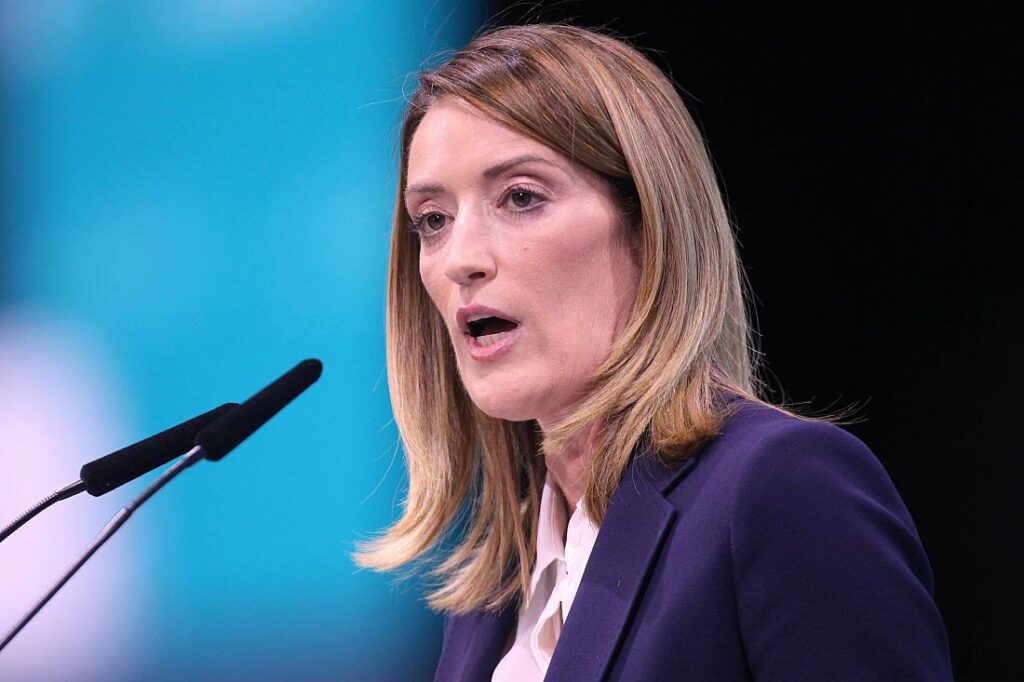 EU-Parlamentspräsidentin drängt auf deutsche Taurus-Lieferung
