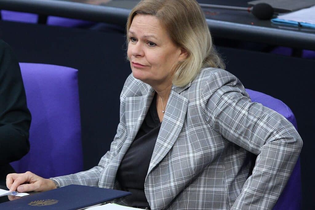 Faeser will Haldenwang-Posten schnell wieder besetzen