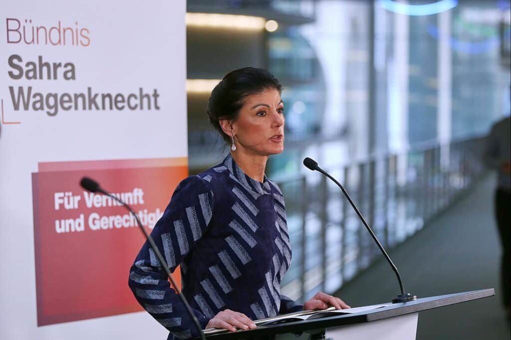 Wagenknecht sieht in Brandmauer-Diskussion Scheindebatte