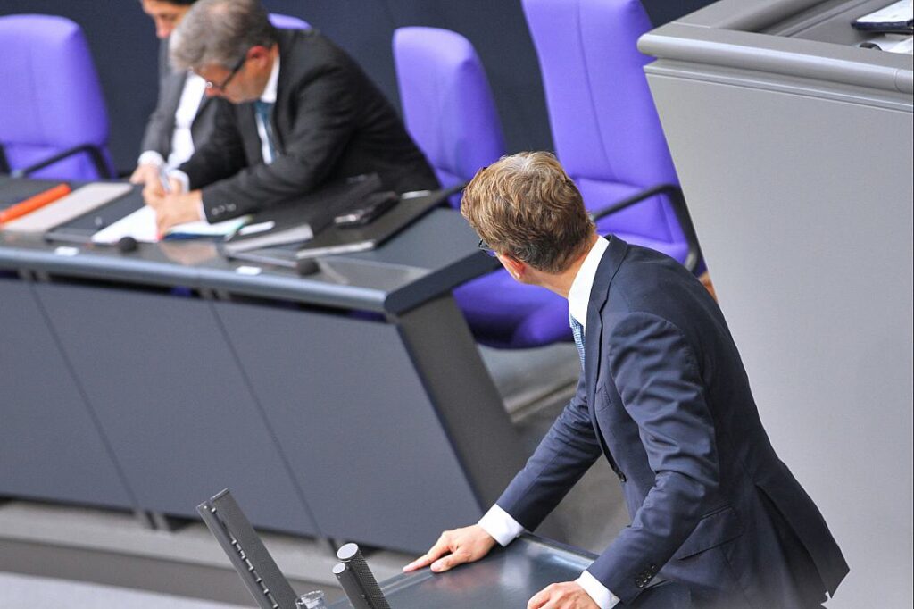 Union verschärft Angriffe auf Wirtschaftsminister Habeck