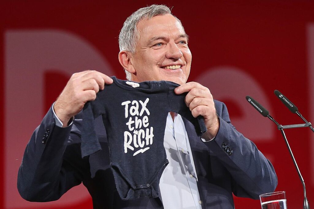 Linke fordert Volksentscheid über Vermögensteuer