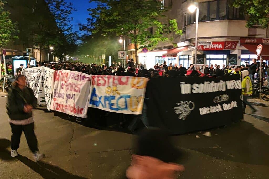 Mehrere Tausend bei "Queerfeminismus"-Demo in Berlin-Kreuzberg