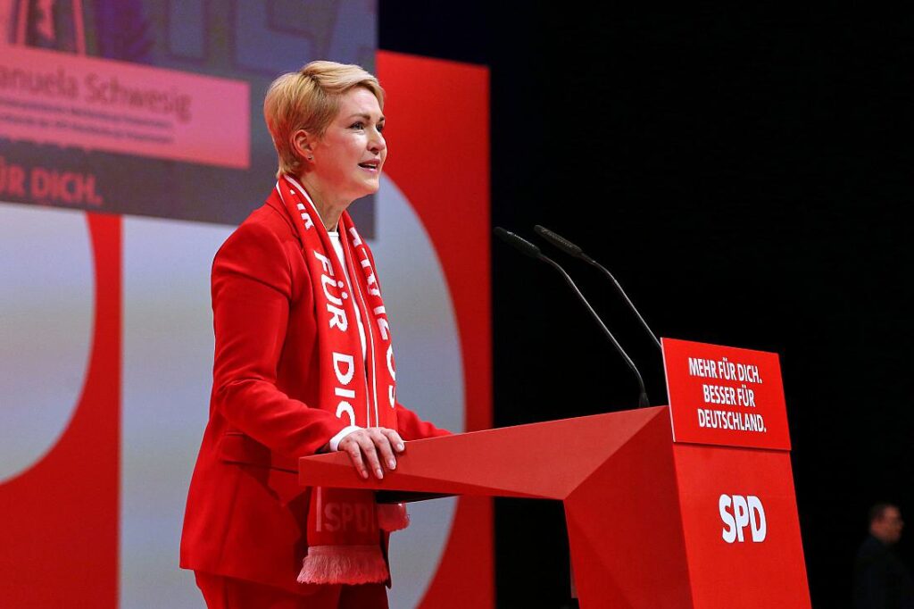 Schwesig: SPD-Mitglieder sollen zu Merz-Erfolg beitragen