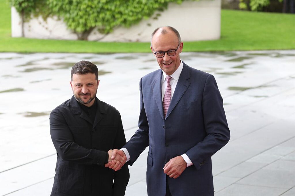 Selenskyj von Merz im Kanzleramt empfangen