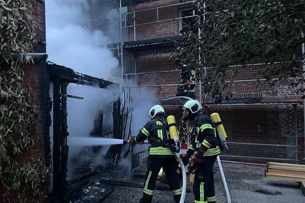 Großbrand in Auricher Innenstadt verhindert