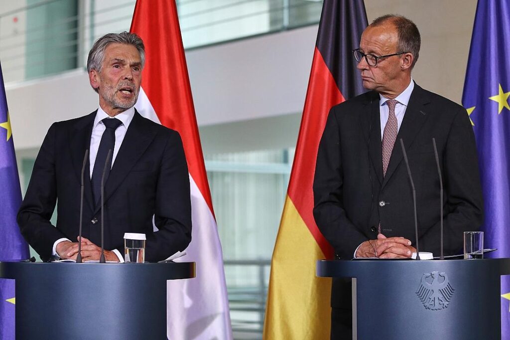 Merz und niederländischer Regierungschef beraten über Handel