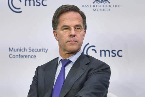 Mark Rutte at NATO summit: Increased defense spending and support for Ukraine highlighted.