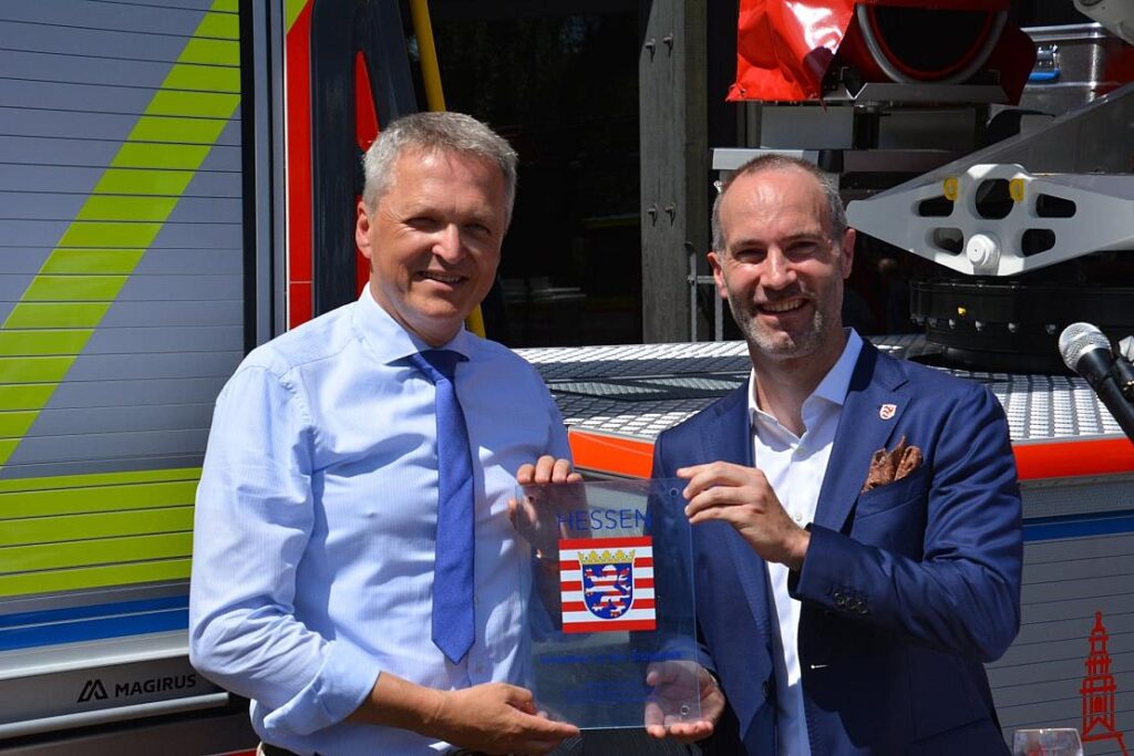 Neues Feuerwehrfahrzeug und Zuwendungsbescheid für Nidderau