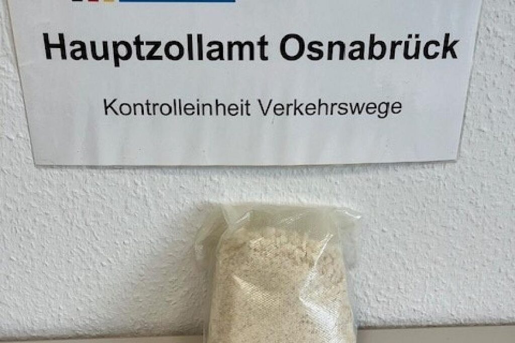 Osnabrücker Zoll beschlagnahmt ein Kilogramm verbotenes 2-CMC