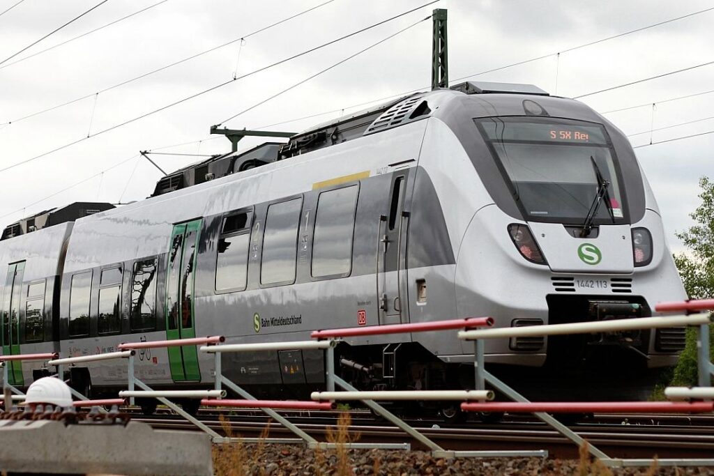 S-Bahn-Surfer in Leipzig unterwegs