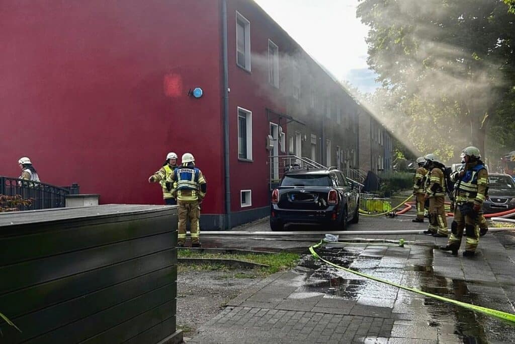 Brand in Recklinghausen verletzt Mann schwer