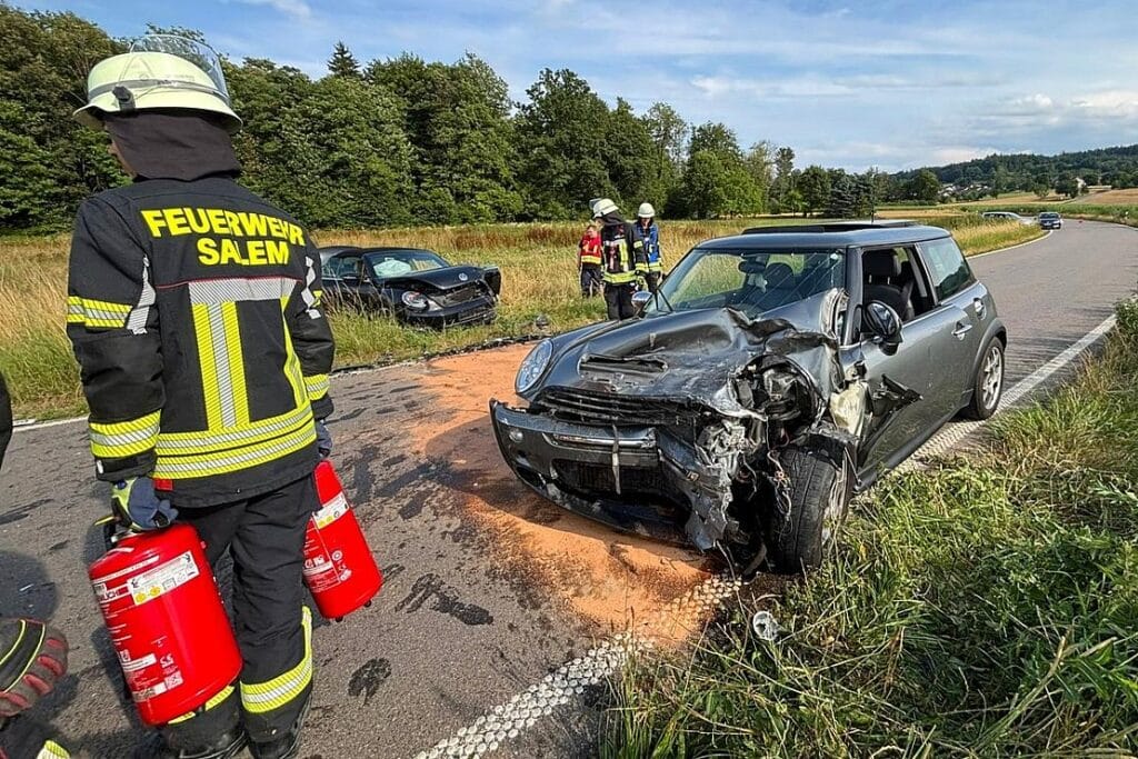 Frontalzusammenstoß auf K7761 fordert zwei Verletzte