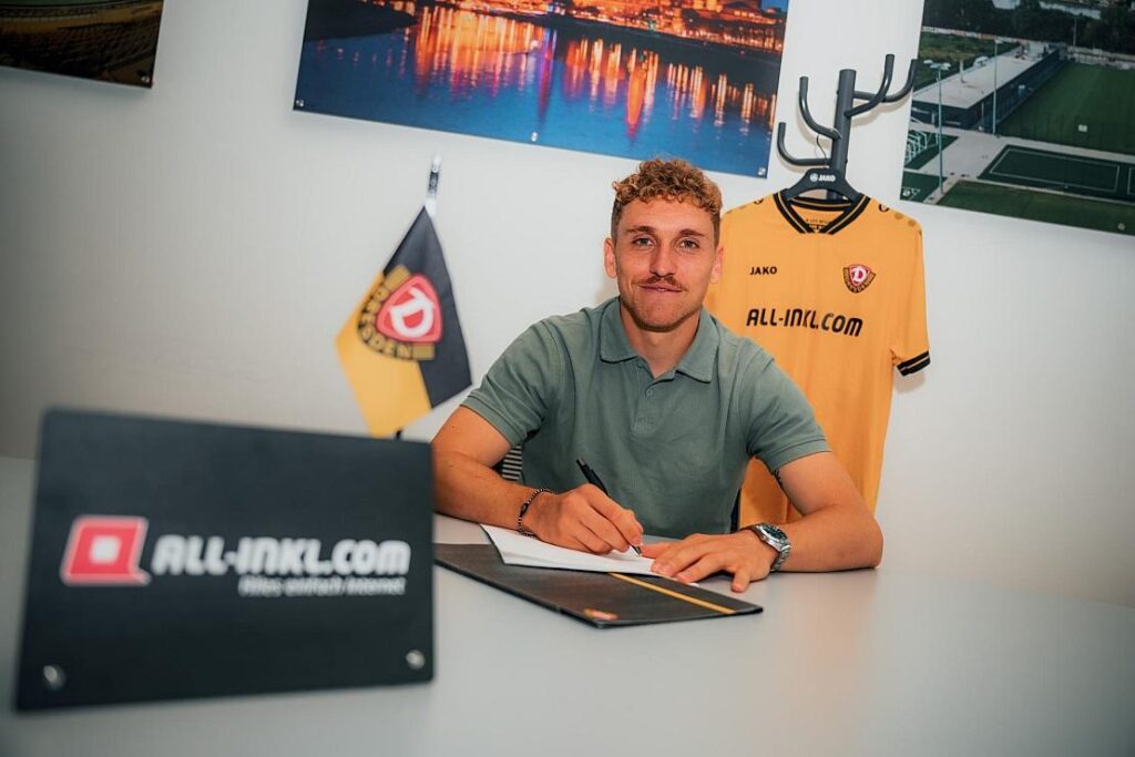Luca Herrmann kehrt zu Dynamo Dresden zurück