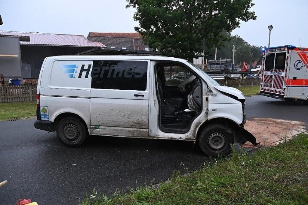 Schwerer Verkehrsunfall auf B 440 bei Visselhövede