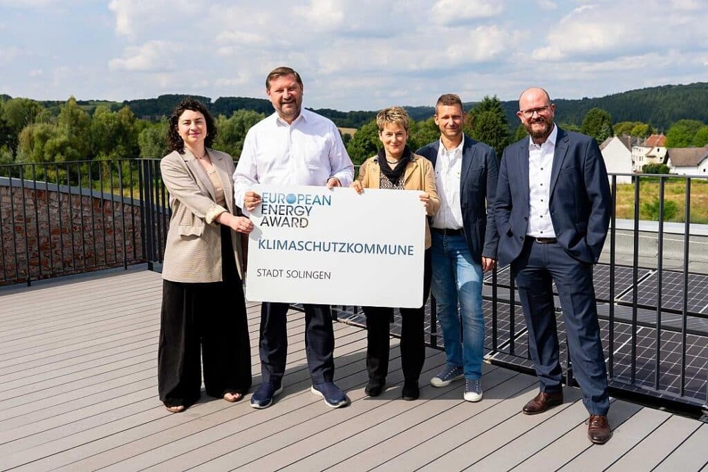 Solingen erneut mit European Energy Award ausgezeichnet