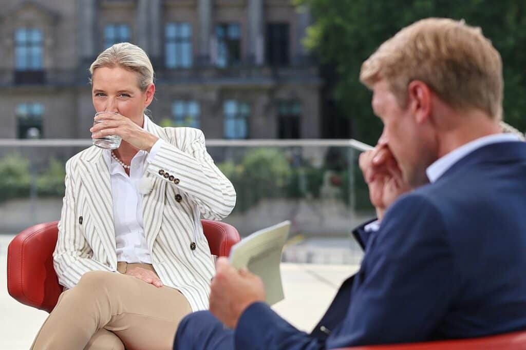Wagenknecht kritisiert Proteste bei Weidel-Sommerinterview