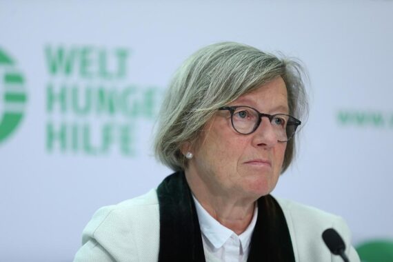 Marlehn Thieme spricht über weltweiten Hunger und Dringlichkeit humanitärer Hilfe.