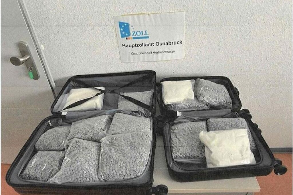 Zoll stellt 30 Kilogramm Ecstasy und 5 Kilogramm Ketamin in Bad Bentheim sicher