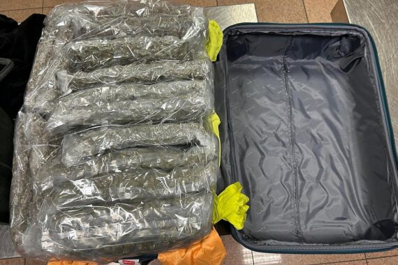 Zollbeamte beschlagnahmen Marihuana, drei Festnahmen am Hamburger Flughafen nach Drogenschmuggel.